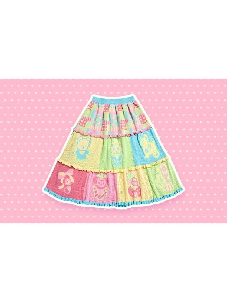 Colorful cake skirt【s0000003729】