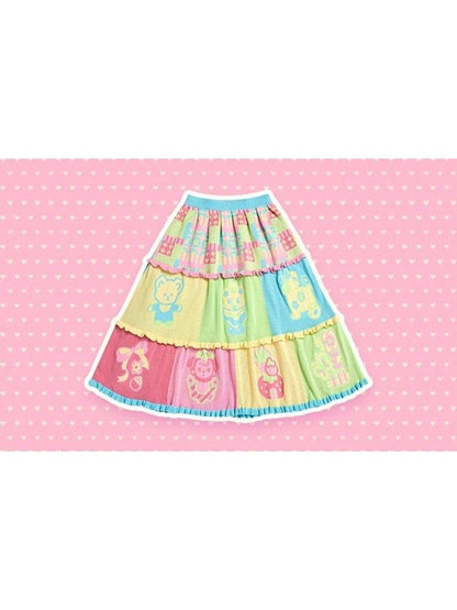 Colorful cake skirt【s0000003729】