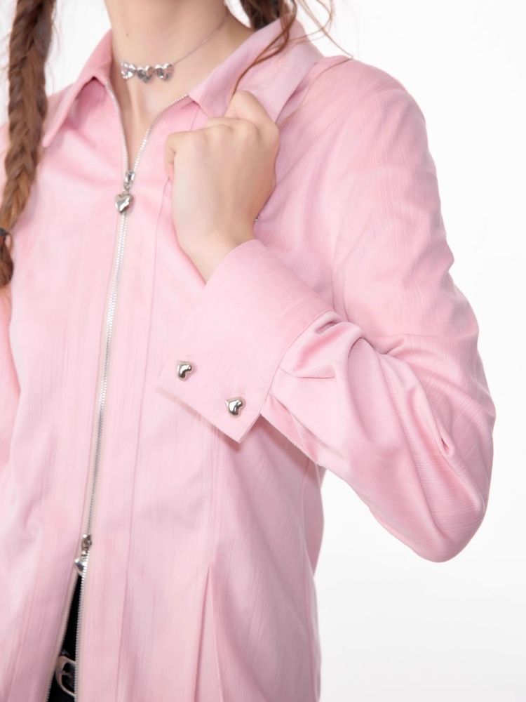 Slim thin long-sleeved blouse【s0000006150】