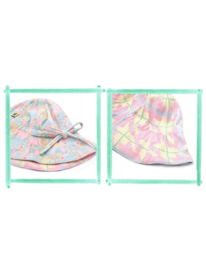 Shimizu Illustration Plaid/Flower Pattern Reversible Hat【s0000003655】