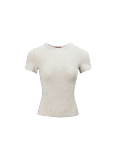 Embroidered Slim Fit BASIC T-SHIRT [S0000009168]