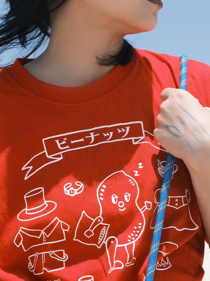 Circus Cute Cartoon Peanut Half Sleeved Cotton T-Shirt【s0000002982】