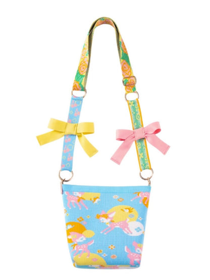 Shimizu Illustration Deer & Cute Ribbon Strap Casual Shoulder Bag【s0000003656】