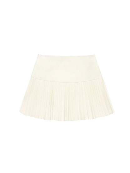 High Waist Skinny Niche Pleated Short Skirt【s0000006507】