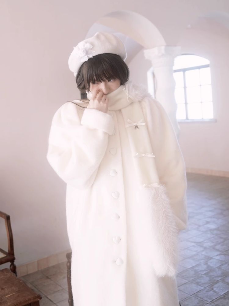 Retro Warm Cotton Sandwich Long Coat【s0000004904】