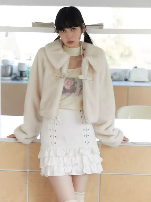 레이스 스트랩 층 발레 스텔리 케이크 스커트 [S0000006255]