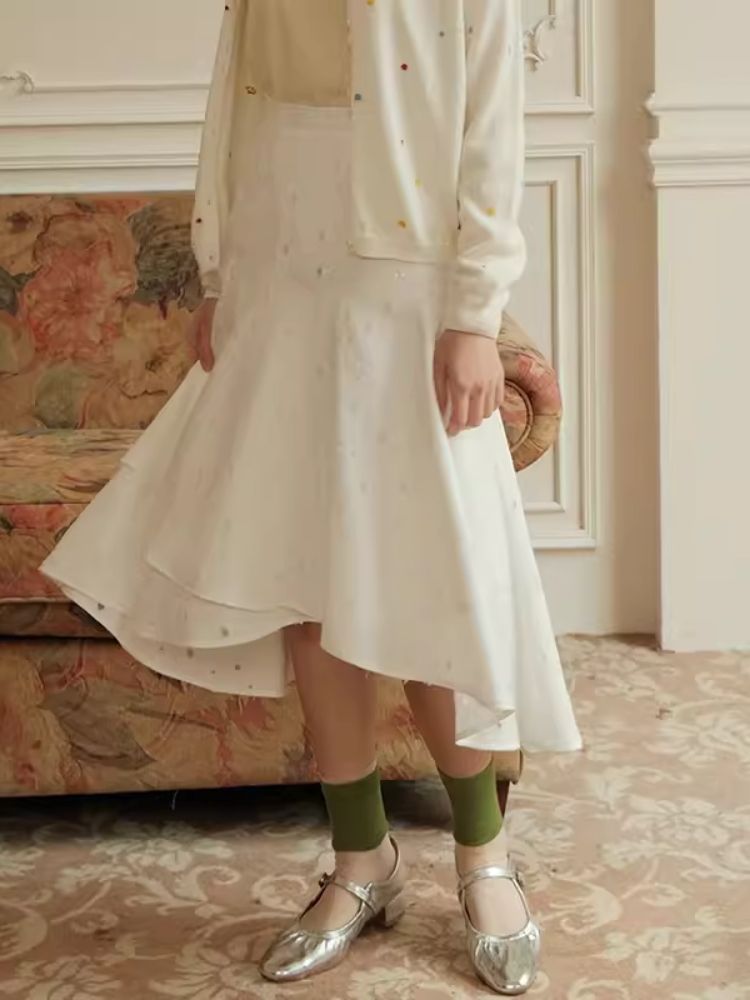 Little Daisy irregular bustier skirt【s0000007487】