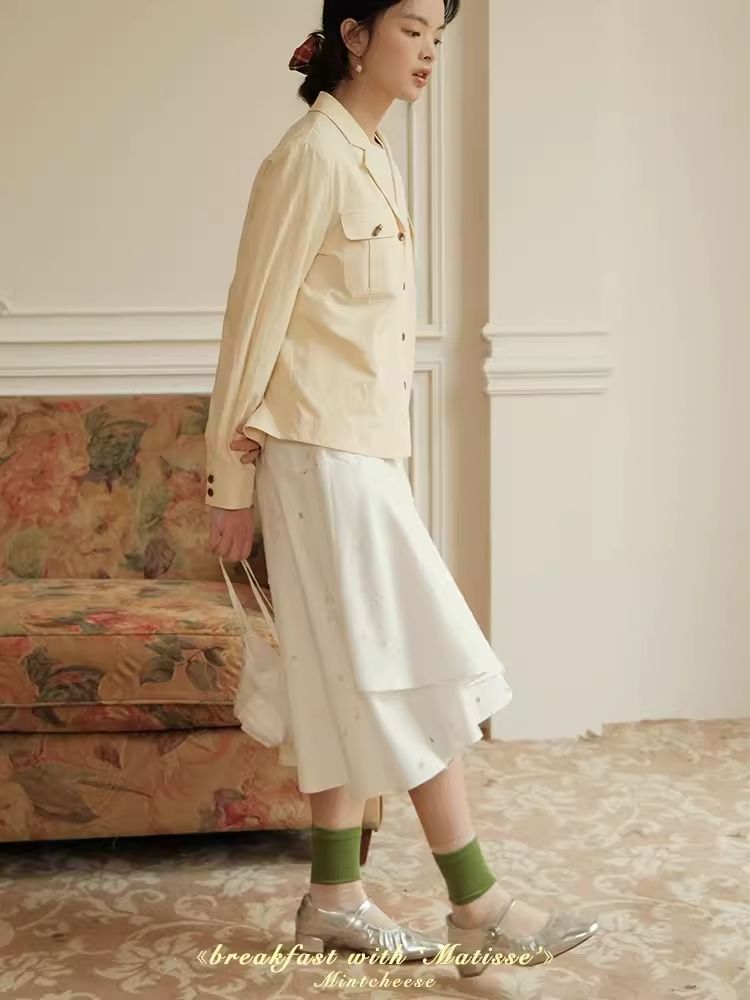 Little Daisy irregular bustier skirt【s0000007487】