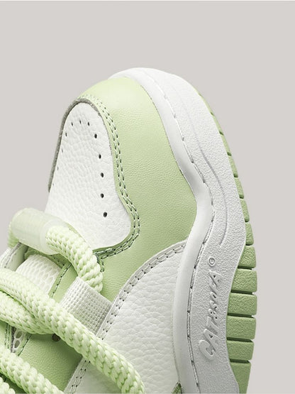 Fresh Lime Casual Sport Lace Up Sneakers【s0000002572】