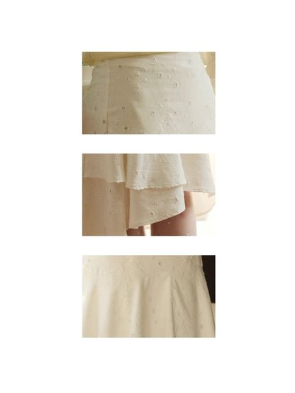 Little Daisy irregular bustier skirt【s0000007487】