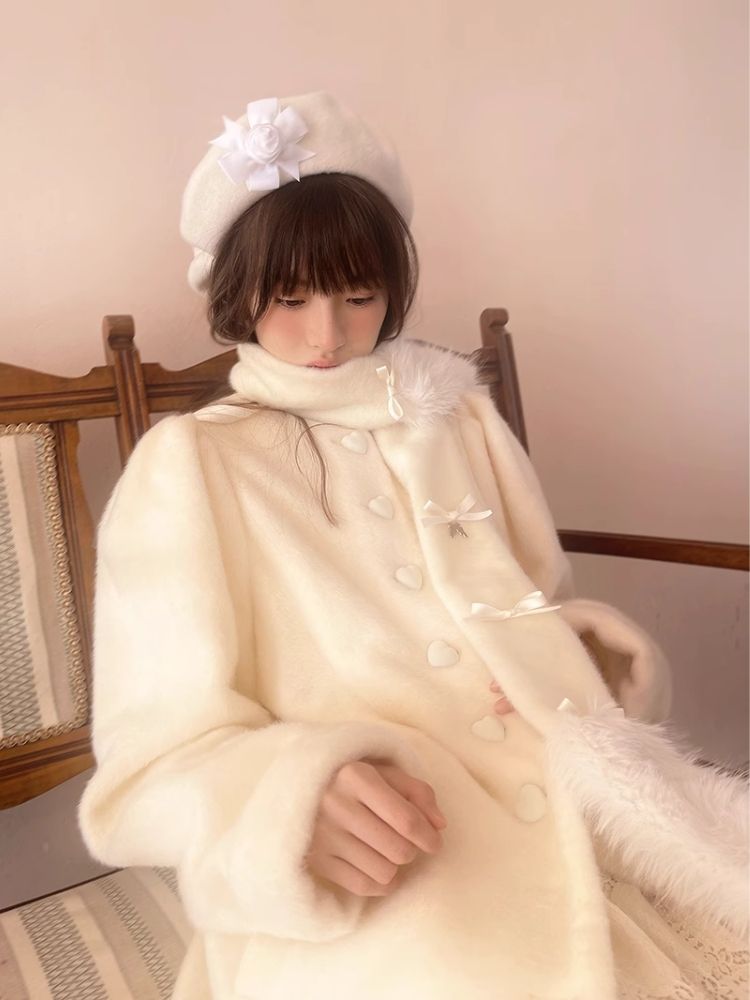 Retro Warm Cotton Sandwich Long Coat【s0000004904】