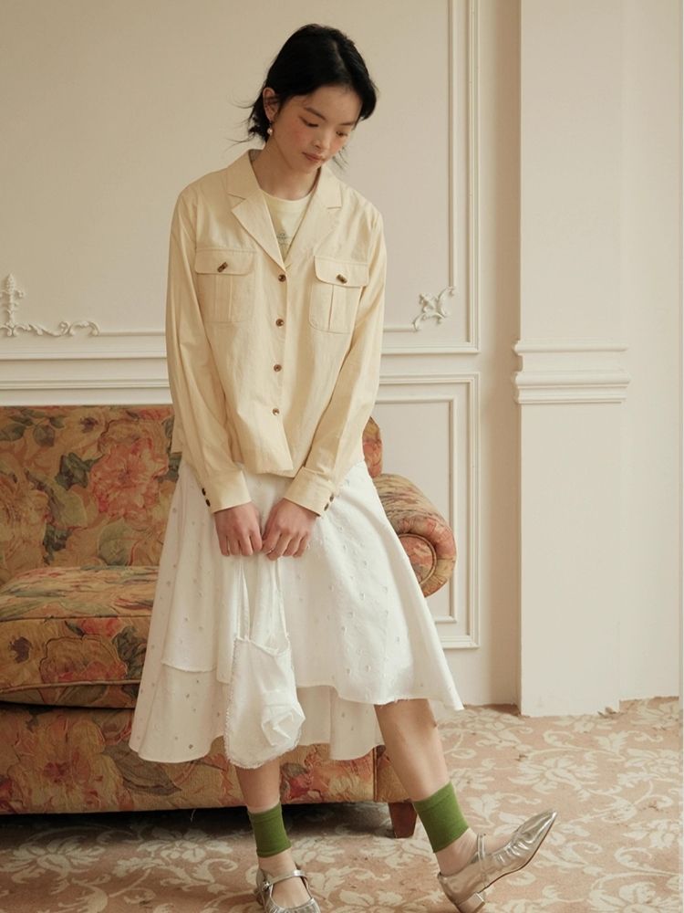 Little Daisy irregular bustier skirt【s0000007487】