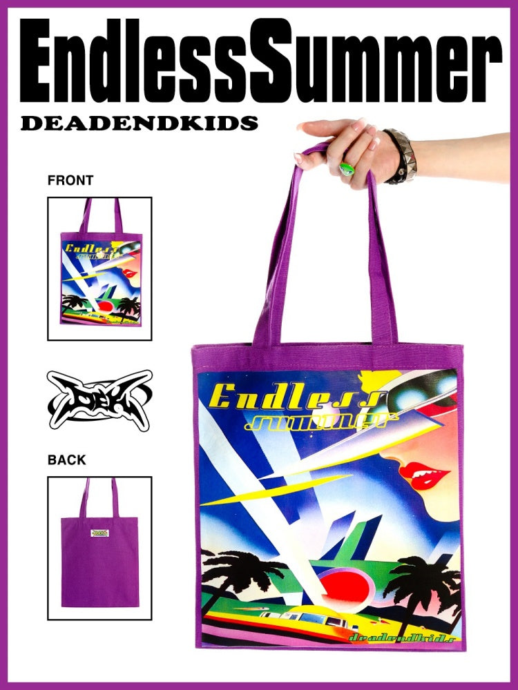 DeadEndKids original design hobby 100 INS coloring commuter shoulder bag special large canvas bag