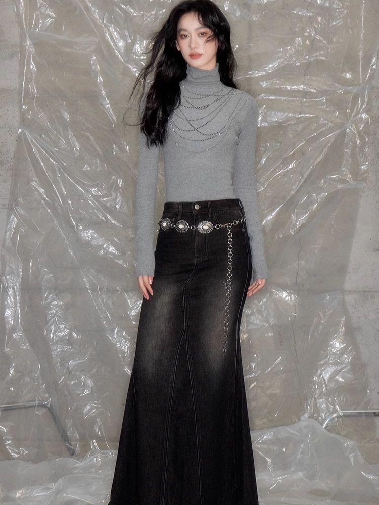 Exquisite and elegant fishtail skirt【s0000005626】