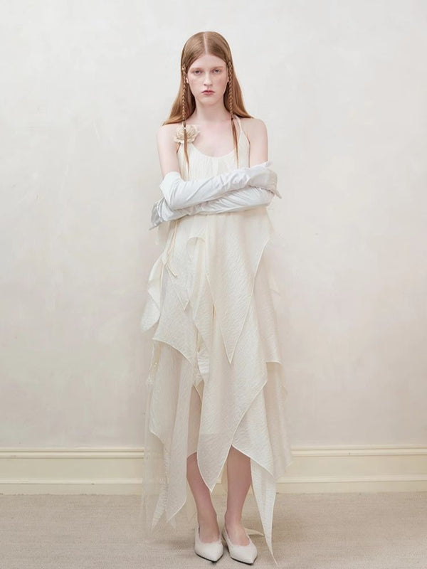 Vacation Halter Women's Irregular Dress【s0000008188】