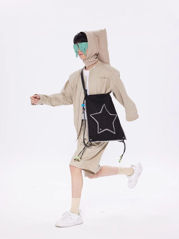 Star Drawstring Shoulder Bag【s0000005218】