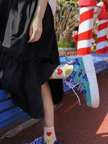 Night and Stars Platform Sneakers [s0000002114]