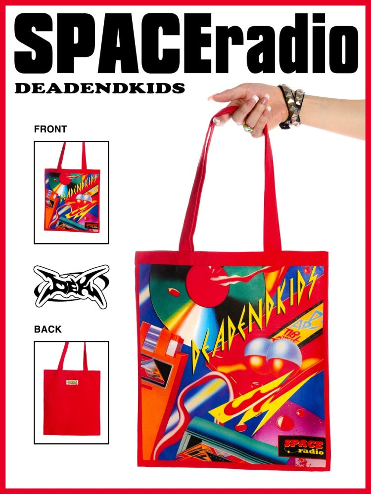 DeadEndKids original design hobby 100 INS coloring commuter shoulder bag special large canvas bag