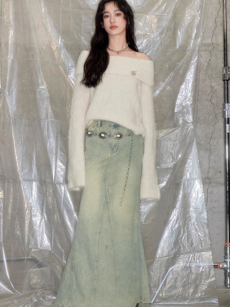 Exquisite and elegant fishtail skirt【s0000005626】