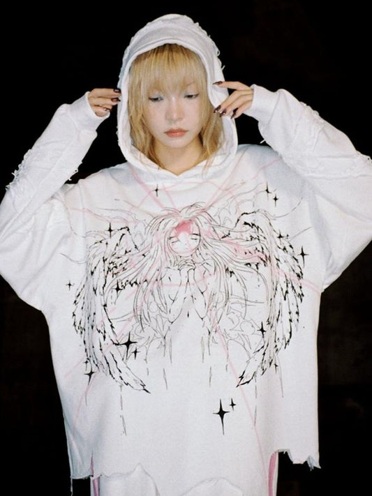 Magic Angel Printed Sweatshirt【s0000004812】
