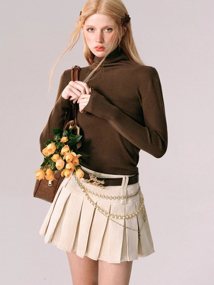 Lapel Jacket Half Skirt Two Piece Set [s0000005608]