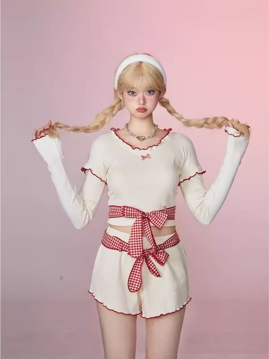 P-D BO-W BELT OUNGEUEA R PAJAMA 바지 세트 [S0000006347]