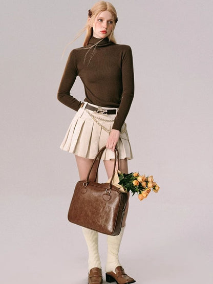 Lapel Jacket Half Skirt Two Piece Set [s0000005608]