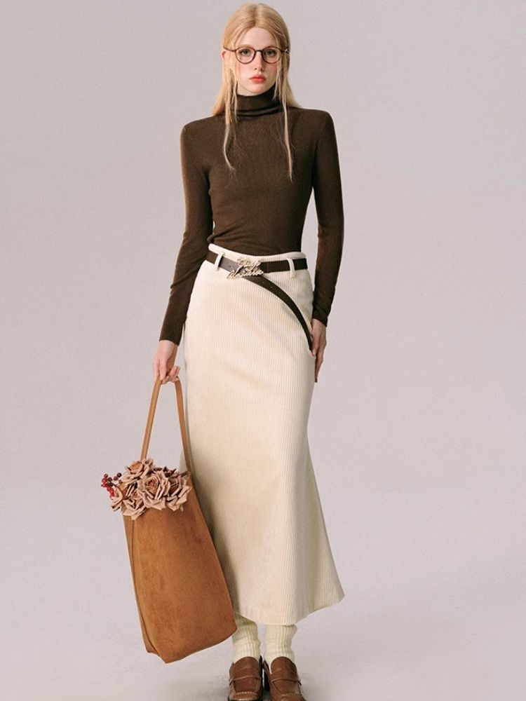 Lapel Jacket Half Skirt Two Piece Set [s0000005608]