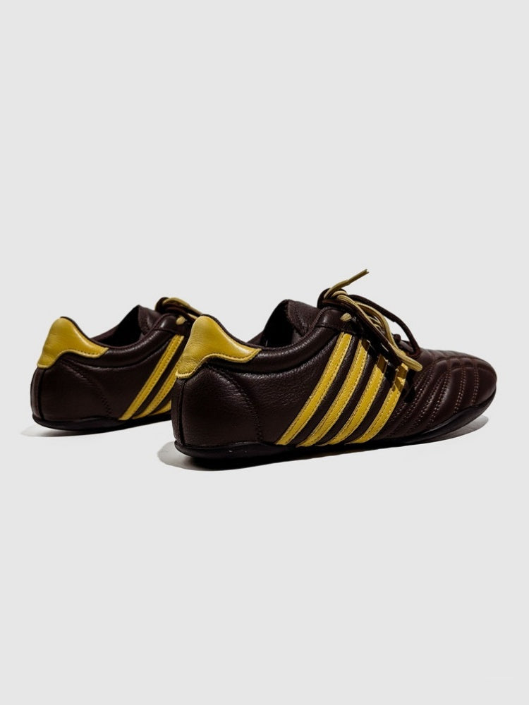Niche Vintage German Soft Sole Leather Lace-Up Training Shoes【s0000016792】