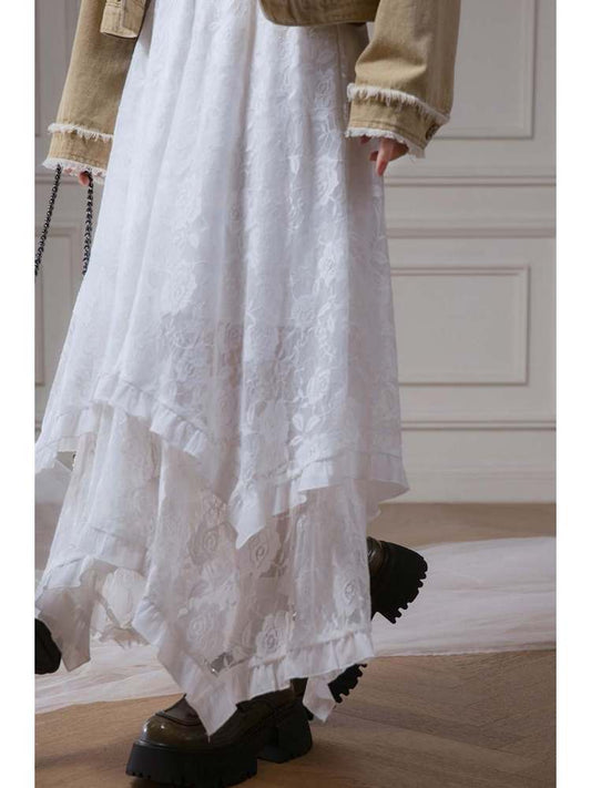 Rose Ase Iriegua r Hem G 스커트 [S0000007889]