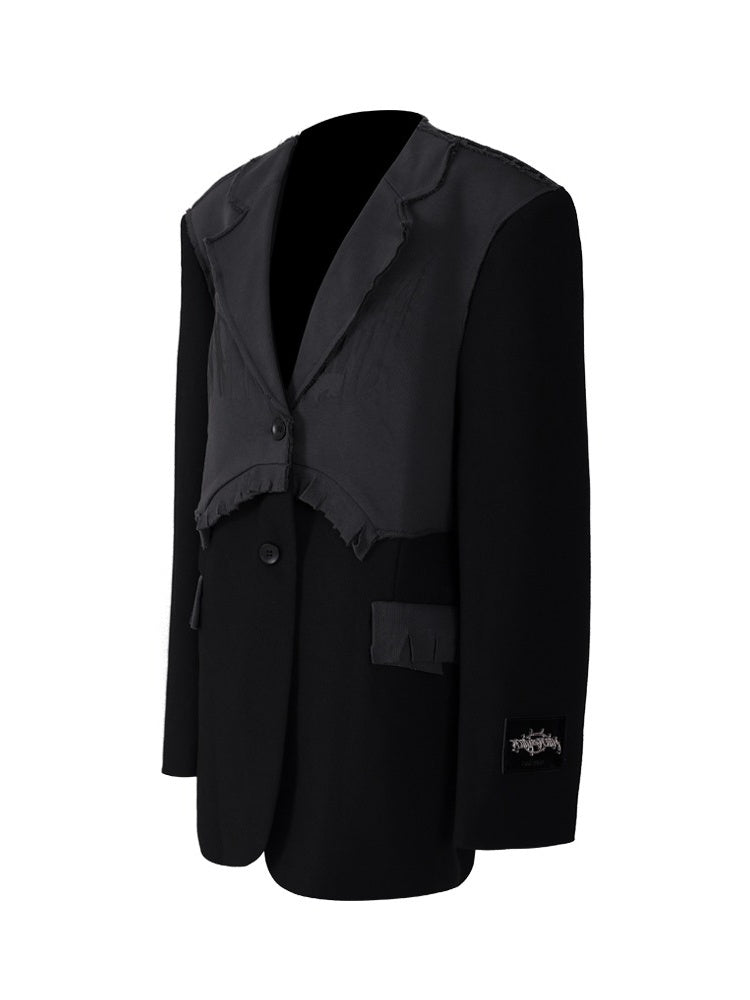 Rebuilding Switching Tailored Jacket [s0000004349] – SCULTURE 