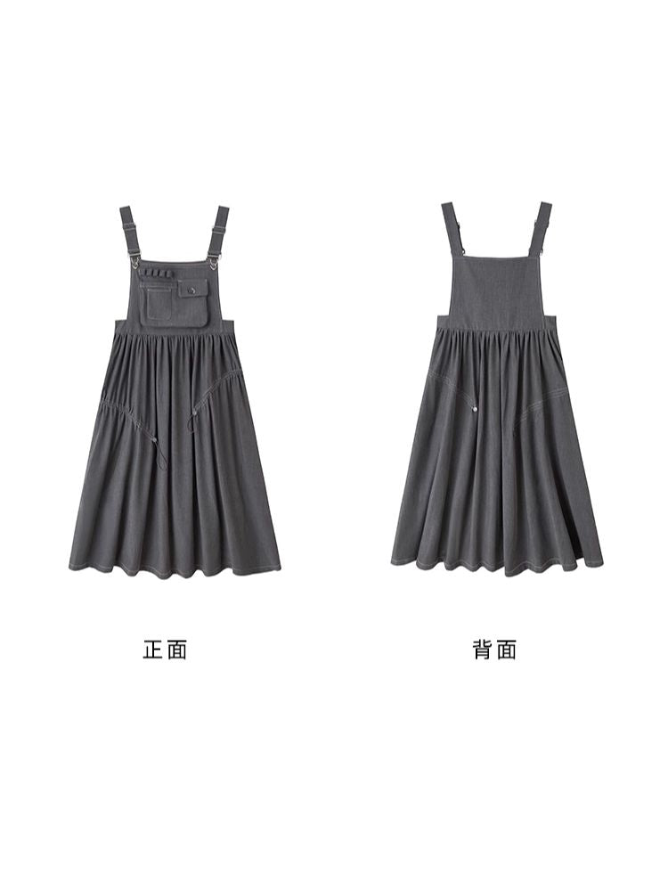 Loose suspender skirt【s0000003952】