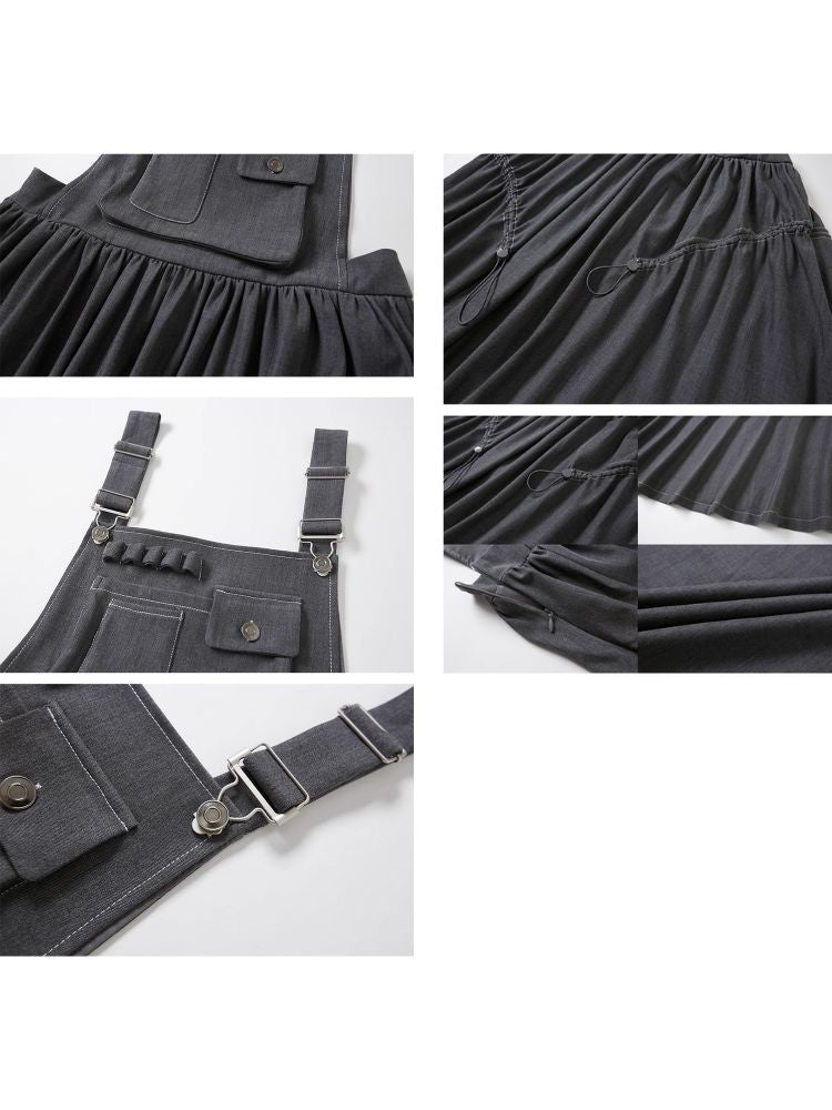 Loose suspender skirt【s0000003952】