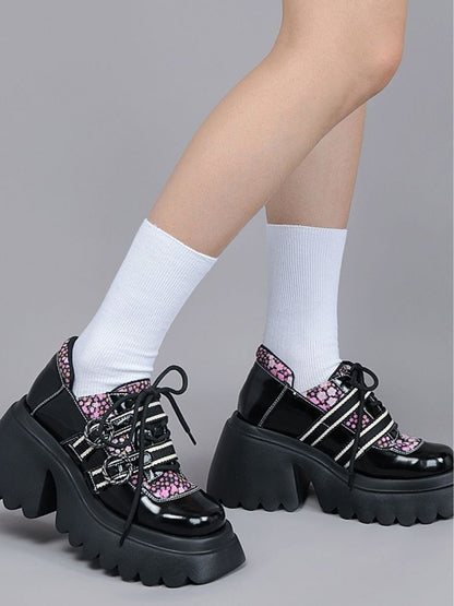 High heel bunk belt shoes【s0000002200】