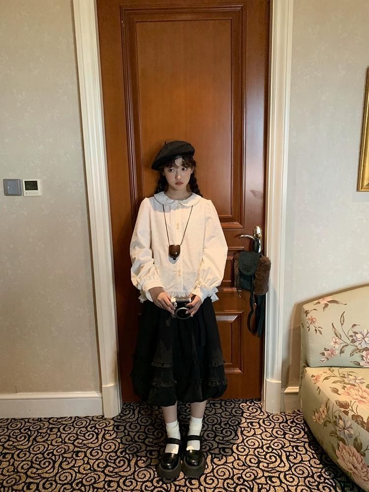 Oden ea r t-Rippem D Pod Ong 스커트 [S0000005903]