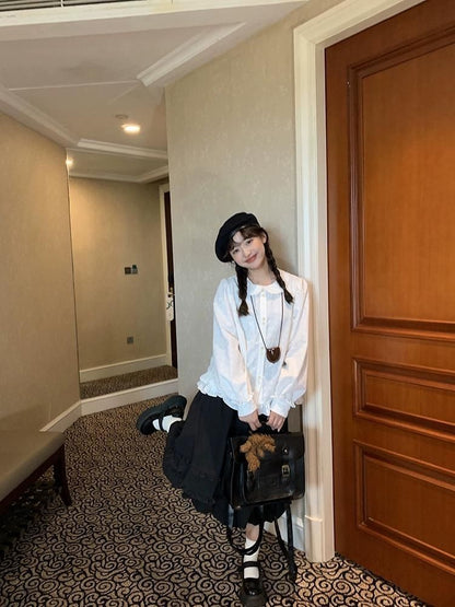 Oden ea r t-Rippem D Pod Ong 스커트 [S0000005903]