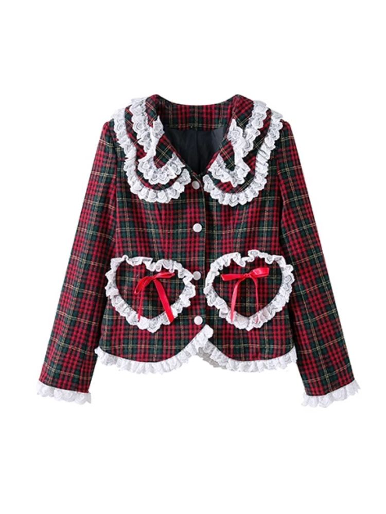 Retro sweet and cute Lolita blouse high-class sense of niche jacket【s0000004270】