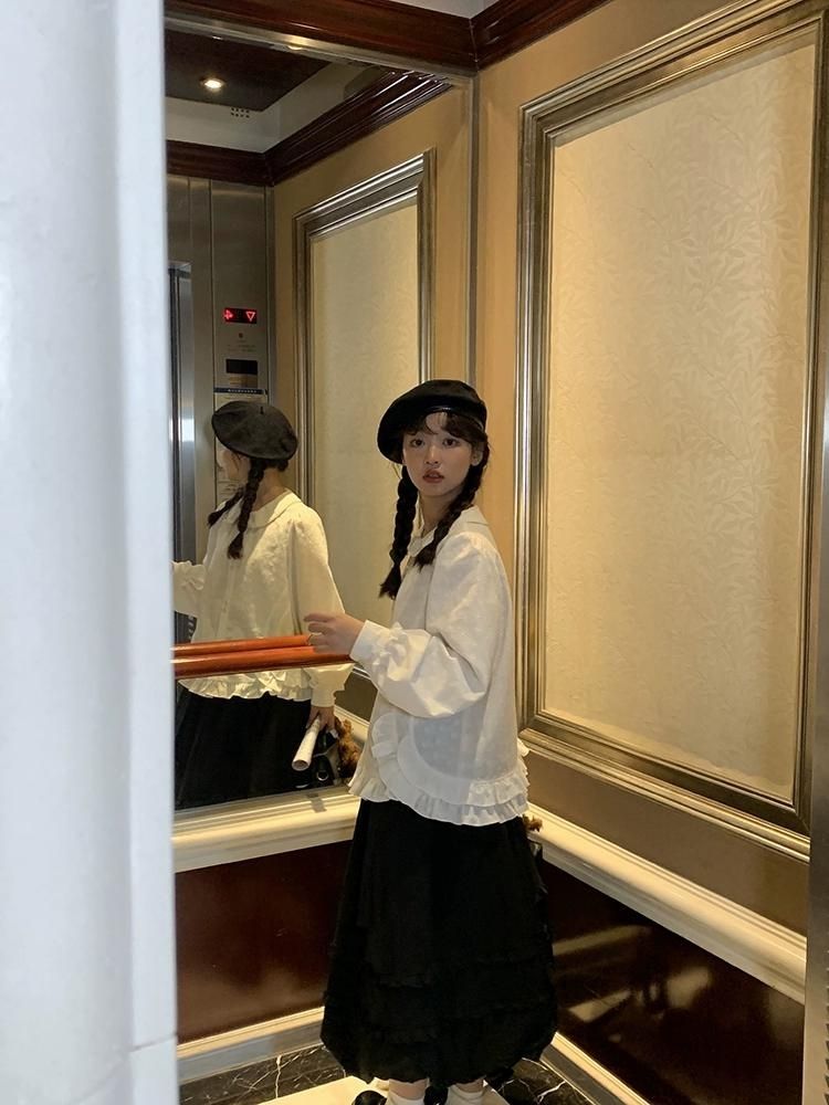 Oden ea r t-Rippem D Pod Ong 스커트 [S0000005903]