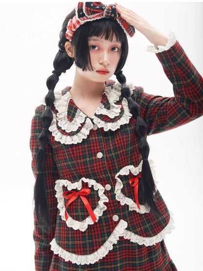 Retro sweet and cute Lolita blouse high-class sense of niche jacket【s0000004270】