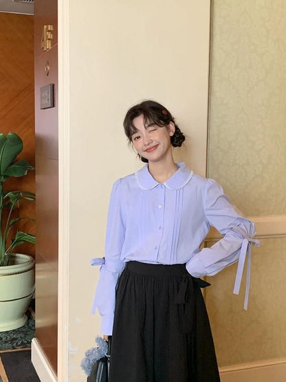 Oden ea r t-Rippem D Pod Ong 스커트 [S0000005903]