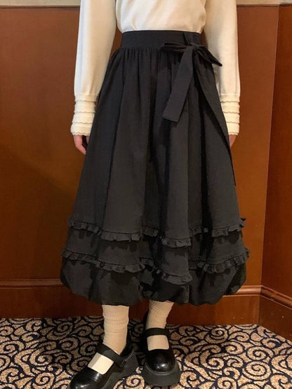 Oden ea r t-Rippem D Pod Ong 스커트 [S0000005903]