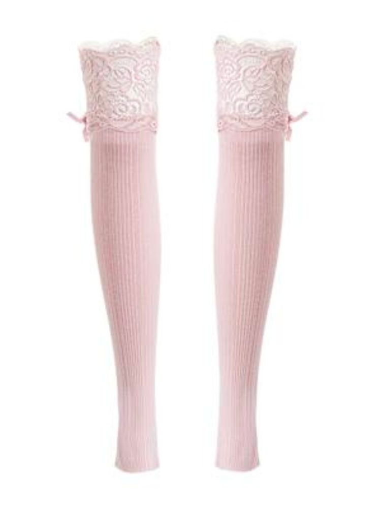 Lace knit pile leg cover【s0000002010】