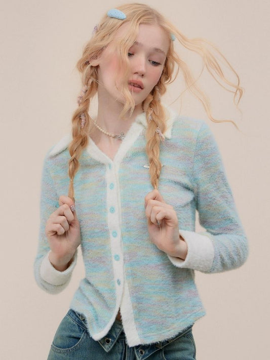 Knit cardigan jacket【s0000003782】