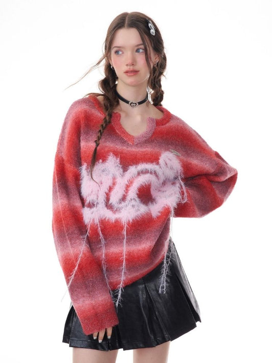 Striped Christmas Battle Sweater【s0000006156】