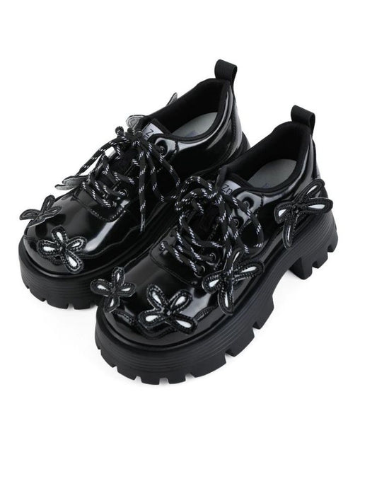 Ribbon design platform shoes【s0000002134】