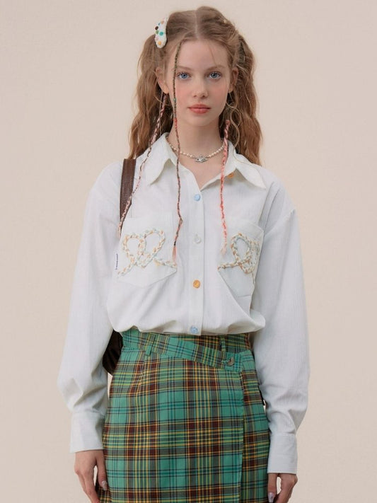 Amerikan Retro Witeshirt [S000003120]