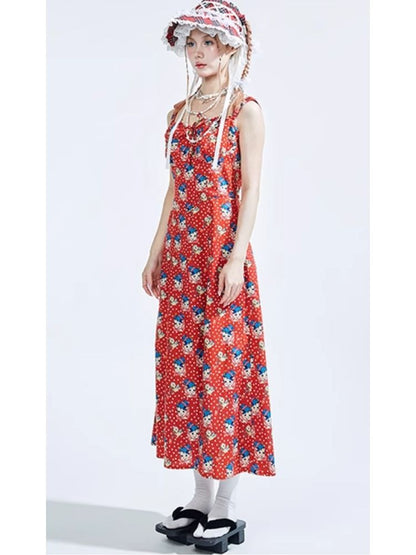 Red Halter Dress【s0000008230】