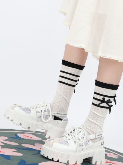 Toe plaid sneaker sandals [s0000002121]