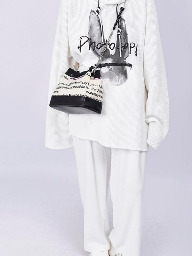 Sweet cool shoulder Messenger bucket bag【s0000003310】 