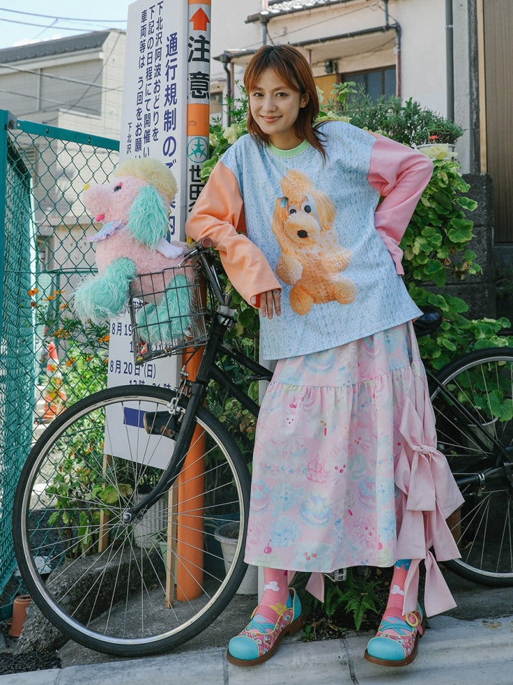 Yume Kawaii Sweets Print Frill Apron Dress【s0000003427】